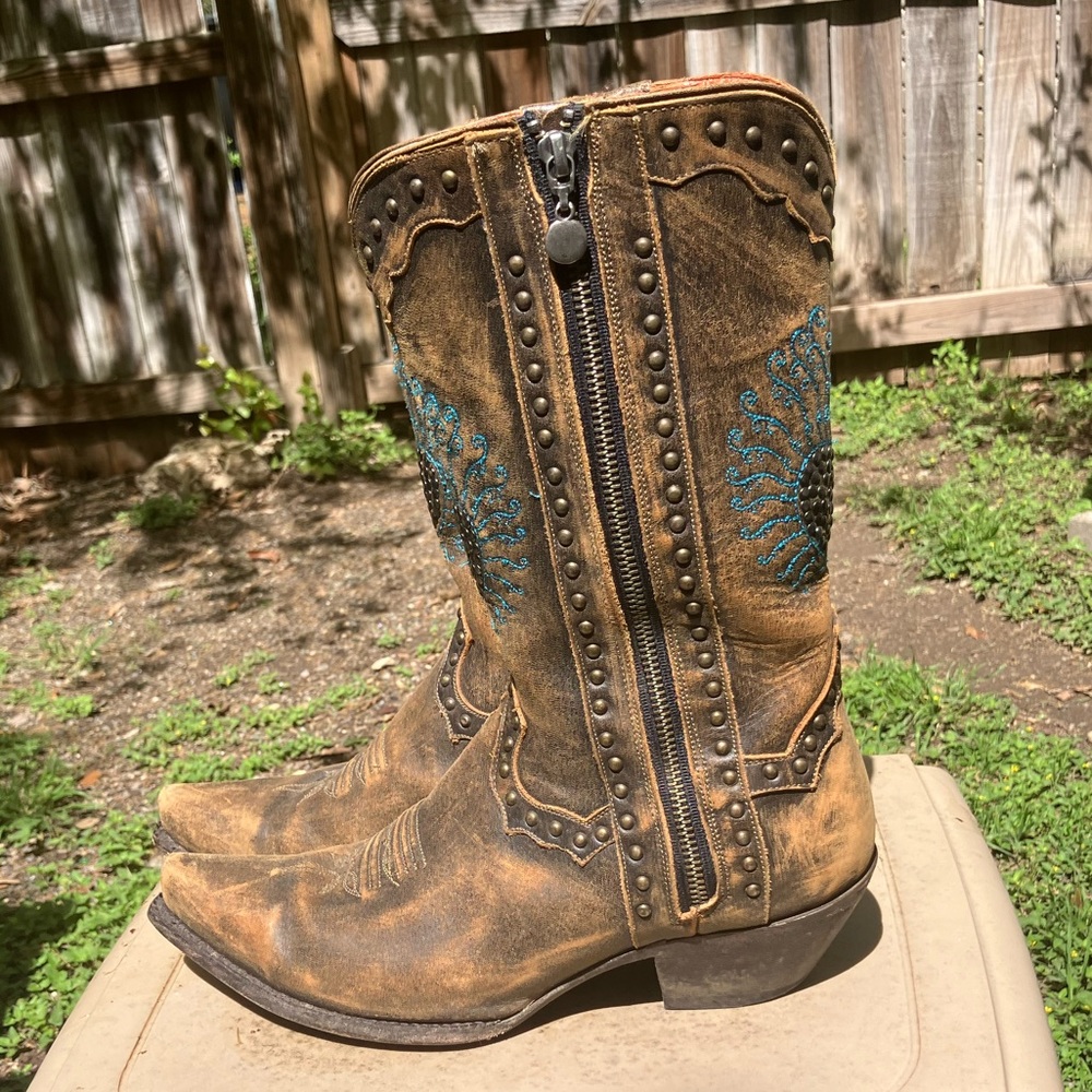 Dan post leather western boots